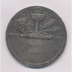 Médaille - Jesus - Thème religieux - argent 61g - 50mm - TTB 2
