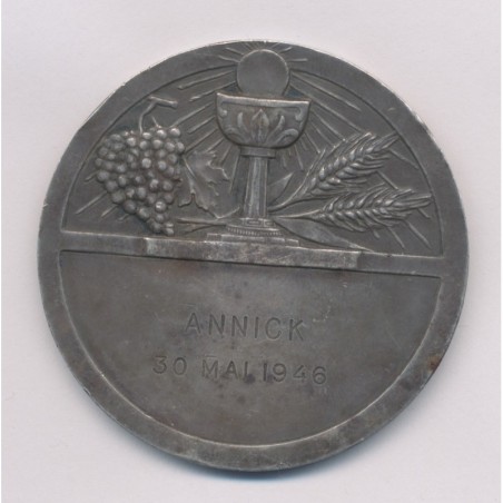 Médaille - Jesus - Thème religieux - argent 61g - 50mm - TTB