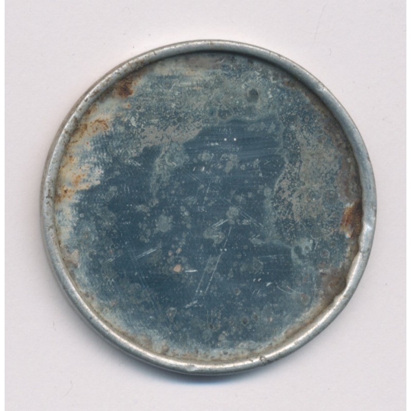 Miroir de poche - E.Rochas - Poitiers 1923 - alu - 39mm - TB