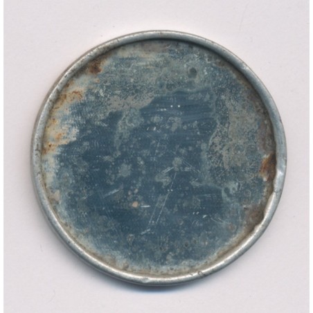 Miroir de poche - E.Rochas - Poitiers 1923 - alu - 39mm - TB