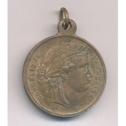 Médaillon - Alphonse Thiers Président - laiton - 23,5mm - TTB 2