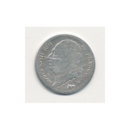 1/2 Franc Louis XVIII - 1824 W Lille