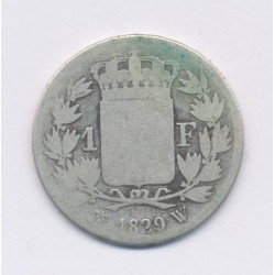 Charles X - 1 Franc - 1829 W Lille - B 2