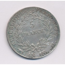 Napoléon empereur - 5 Francs - AN 13 M Toulouse - TTB 2