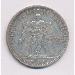 5 Francs Hercule - 1878 K Bordeaux - TB 2
