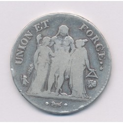 5 Francs Union et Force - AN 8 L Bayonne - B/TB 2