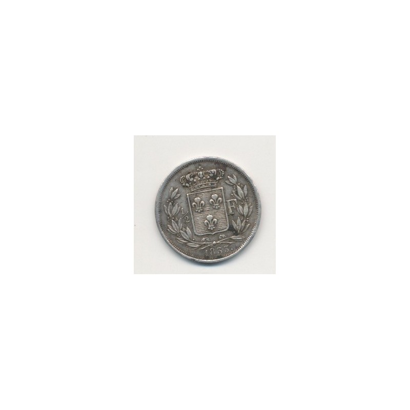 1/2 Franc Henri V - 1833 - buste juvénile