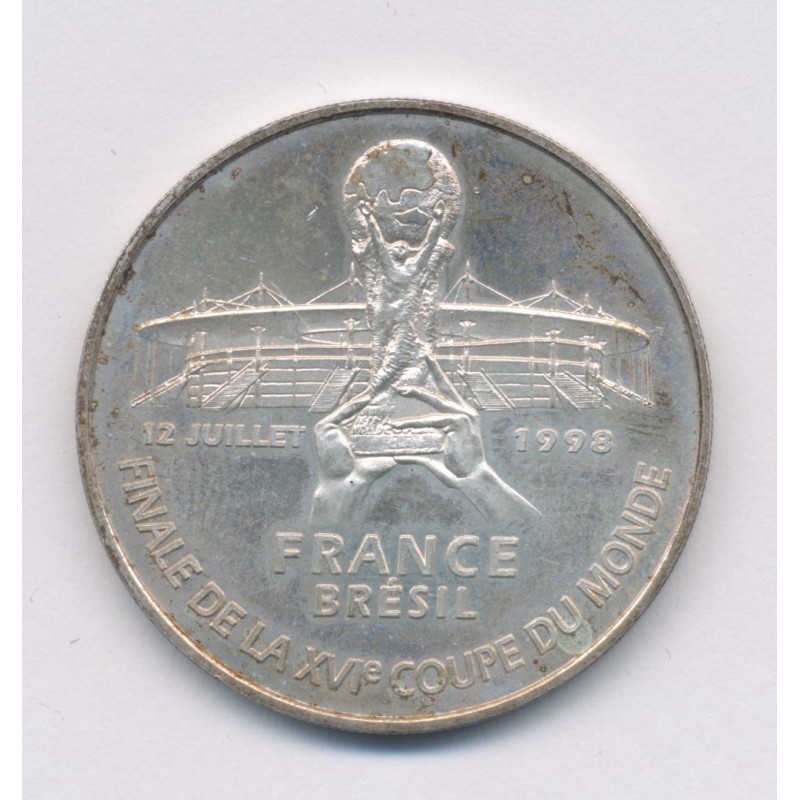 5 Francs 1998 - France Brésil - argent - TTB+