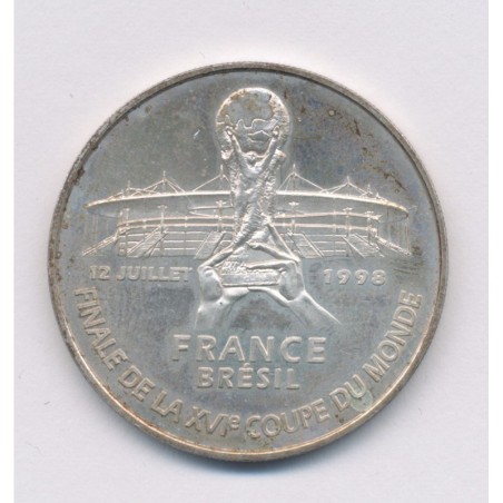 5 Francs 1998 - France Brésil - argent - TTB+