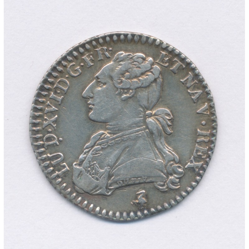 Louis XVI - 1/10 écu - 1782 A Paris - TB+/TTB