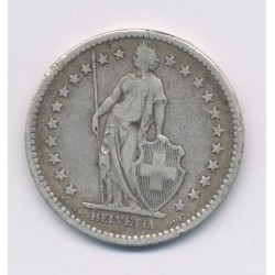 Suisse - 2 Francs - 1878 B Berne - argent - TB 2