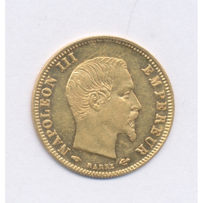 5 Francs Or - 1859 A Paris - Napoléon III Tête nue - SPL+