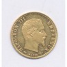 5 Francs Or - 1859 A Paris - Napoléon III Tête nue - SPL+