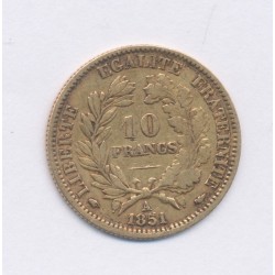 Cérès - 10 Francs Or - 1851 A Paris - TB 2
