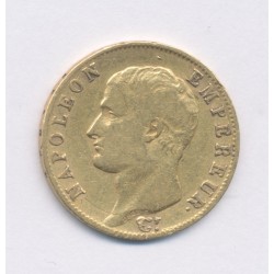 Napoléon empereur - 20 Francs Or - 1806 A Paris - TB/TB+