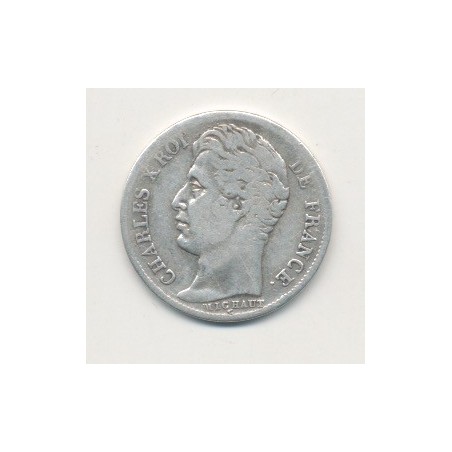 1/2 Franc Charles X - 1828 M Toulouse