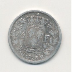 1/2 Franc Charles X - 1828 M Toulouse 2