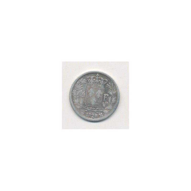 1/2 Franc Charles X - 1828 M Toulouse
