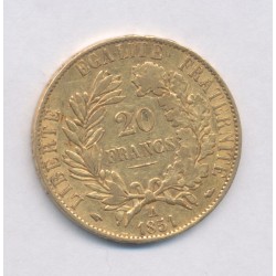 Cérès - 20 Francs Or - 1851 A Paris - TTB 2