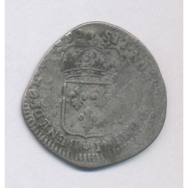 Louis XIV - 15 Deniers 1692 M Toulouse - billon - TB