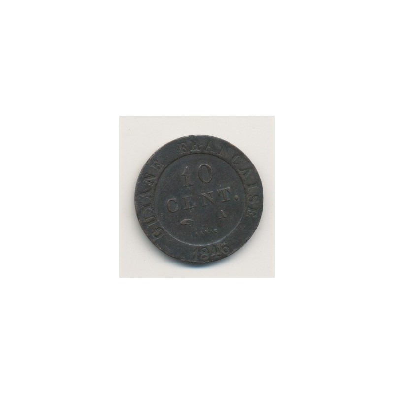 Guyane - 10 centimes - 1846 A
