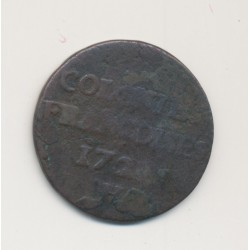 Louis XV - 9 Deniers - 1722 H La rochelle - B/TB 2