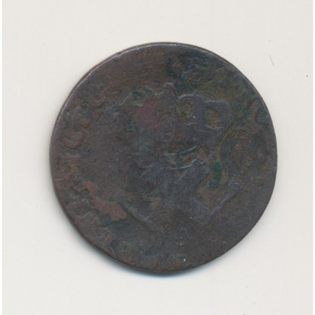 Louis XV - 9 Deniers - 1722 H La rochelle - B/TB