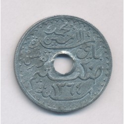Tunisie - 20 centimes 1945 - zinc - TTB+ 2