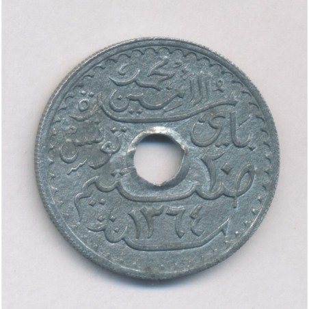 Tunisie - 20 centimes 1945 - zinc - TTB+