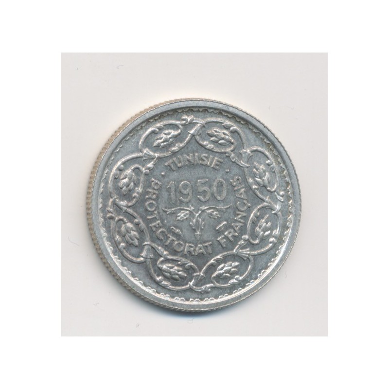 Tunisie - Module 10 Francs - 1950 - Mohamed lamine bey - argent
