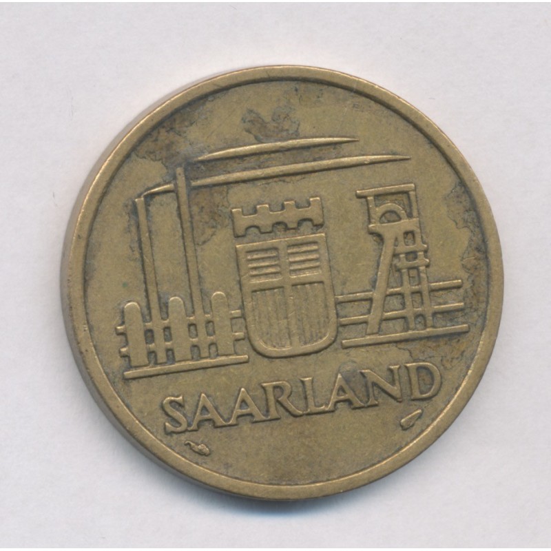Saare - 50 Franken 1954 - bronze-alu - TTB+