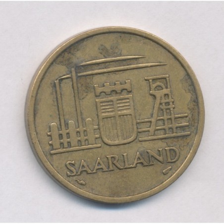 Saare - 50 Franken 1954 - bronze-alu - TTB+