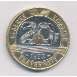 20 Francs Mont st michel - 1998 - SPL+