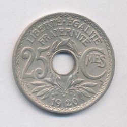 25 Centimes Lindauer - 1920 - SUP