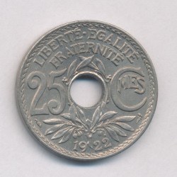 25 Centimes Lindauer - 1922 - SUP