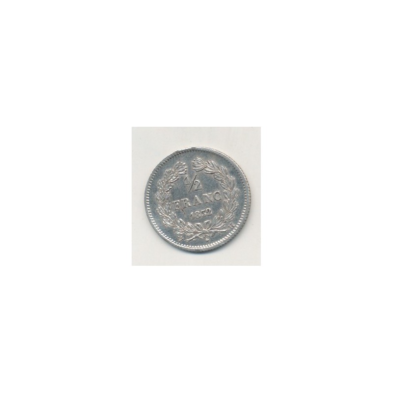 1/2 Franc Louis Philippe I - 1832 H La Rochelle