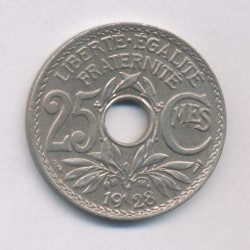 25 Centimes Lindauer - 1928 - SUP