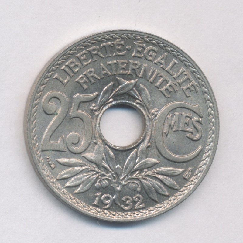 25 Centimes Lindauer - 1932 - SUP+