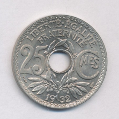 25 Centimes Lindauer - 1932 - SUP+