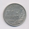 100 Francs cochet - 1955 B - cupro-nickel - SPL+