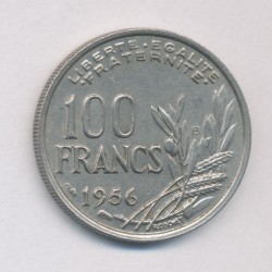 100 Francs cochet - 1956 B - cupro-nickel - SUP