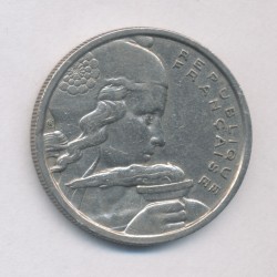 100 Francs cochet - 1958 B - cupro-nickel - TTB+ 2