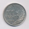 100 Francs cochet - 1958 B - cupro-nickel - SUP+