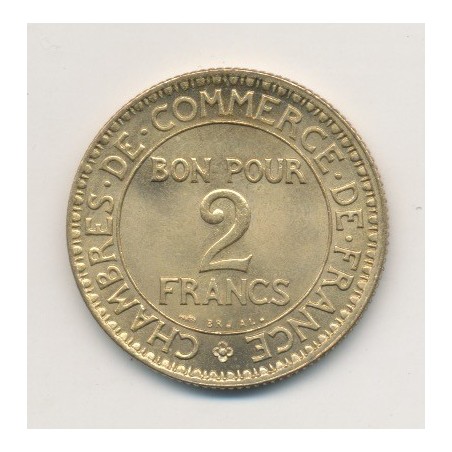2 Francs Chambre de commerce - 1923