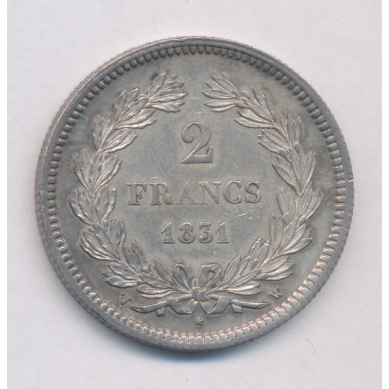 Louis philippe I - 2 Francs - 1831 W Lille - SPL