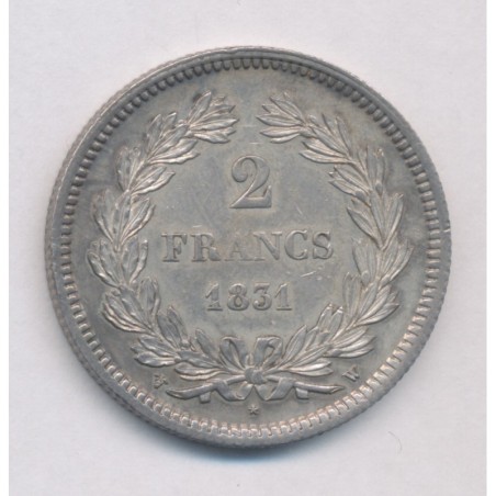 Louis philippe I - 2 Francs - 1831 W Lille - SPL