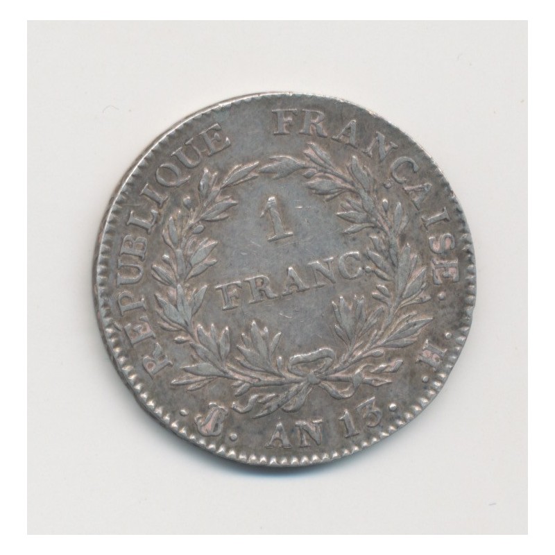 Napoléon empereur - 1 Franc - AN 13 H La Rochelle