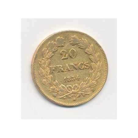 Louis philippe I - 20 Francs Or - 1834 B Rouen - Tête laurée