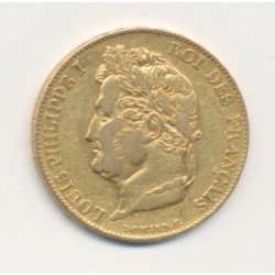 Louis philippe I - 20 Francs Or - 1834 B Rouen - Tête laurée
