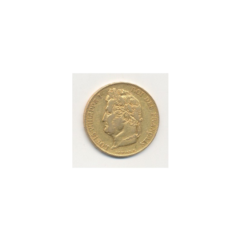 Louis philippe I - 20 Francs Or - 1834 B Rouen - Tête laurée